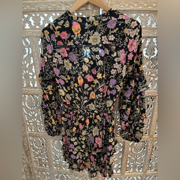 ✨Spell Gypsy Collective Sayulita Frill Mini Dress - Nightshade | Sz XS - Picture 5 of 6